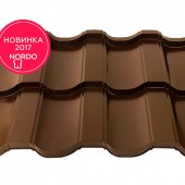 Металлочерепица NORDO 0,50 мм, глянцевая, модульная